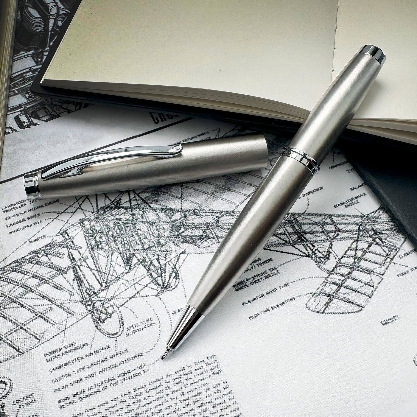Monteverde Dakota Roller Ball Pen - Stainless Steel CT
