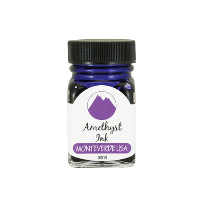 Monteverde Gemstone Amethyst Ink Bottle, Purple - 30ml 1