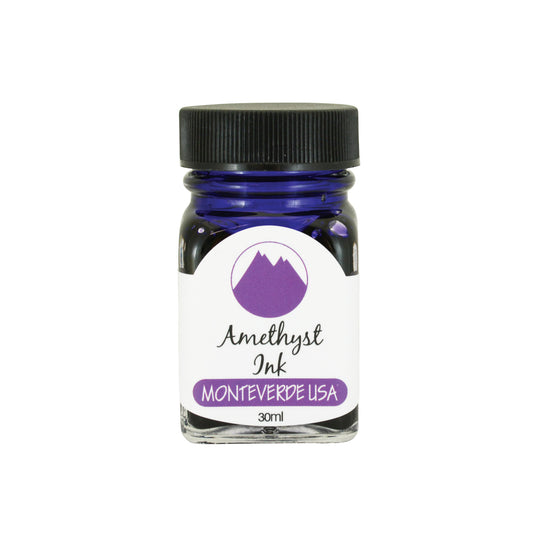 Monteverde Gemstone Amethyst Ink Bottle, Purple - 30ml