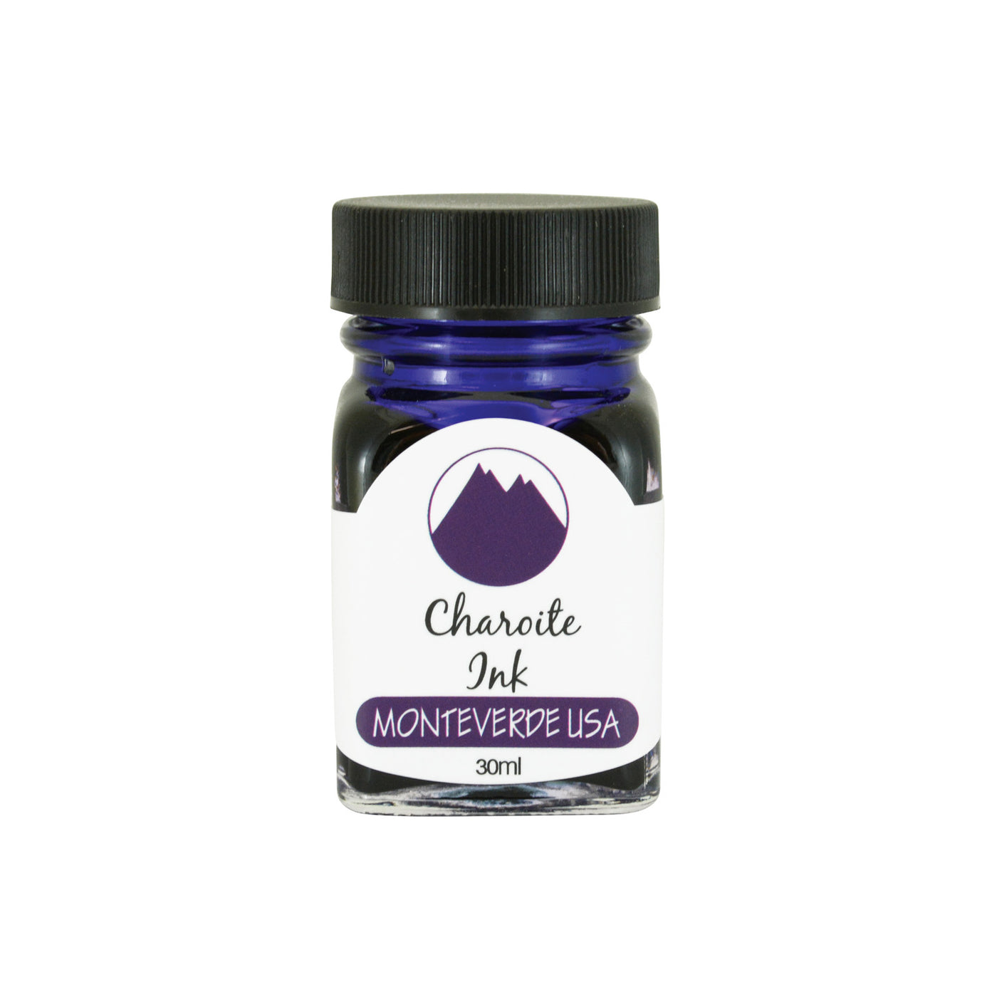 Monteverde Gemstone Charoite Ink Bottle, Purple - 30ml 1