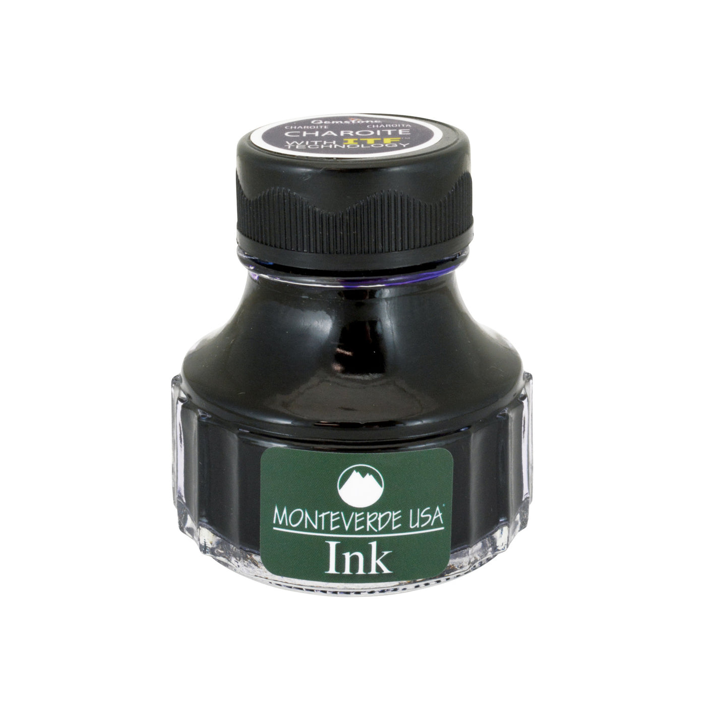 Monteverde Gemstone Charoite Ink Bottle, Purple - 90ml 1