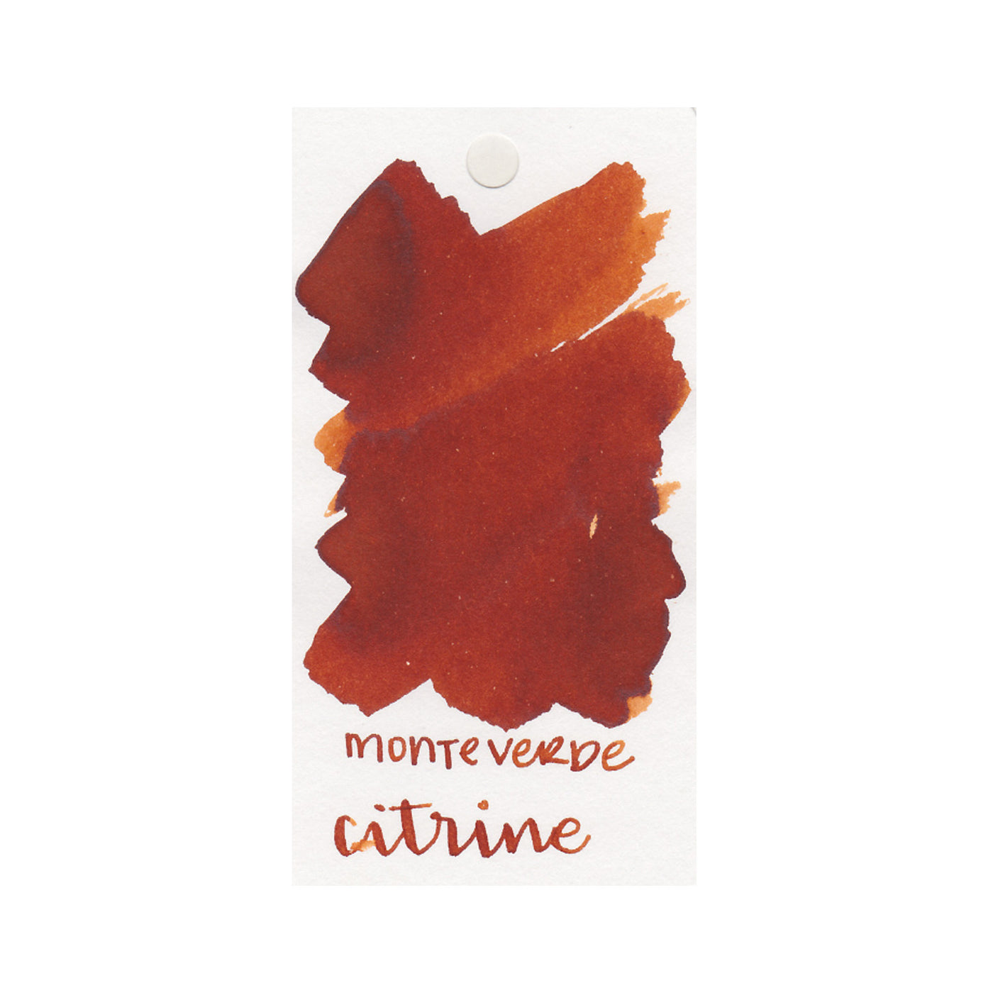 Monteverde Gemstone Citrine Ink Bottle, Orange - 90ml 4