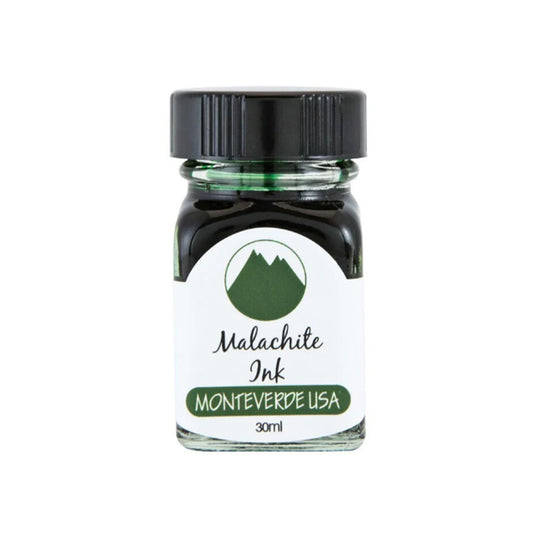 Monteverde Gemstone Malachite Ink Bottle, Green - 30ml
