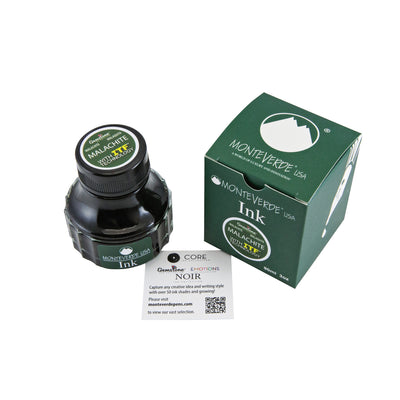 Monteverde Gemstone Malachite Ink Bottle, Green - 90ml 4