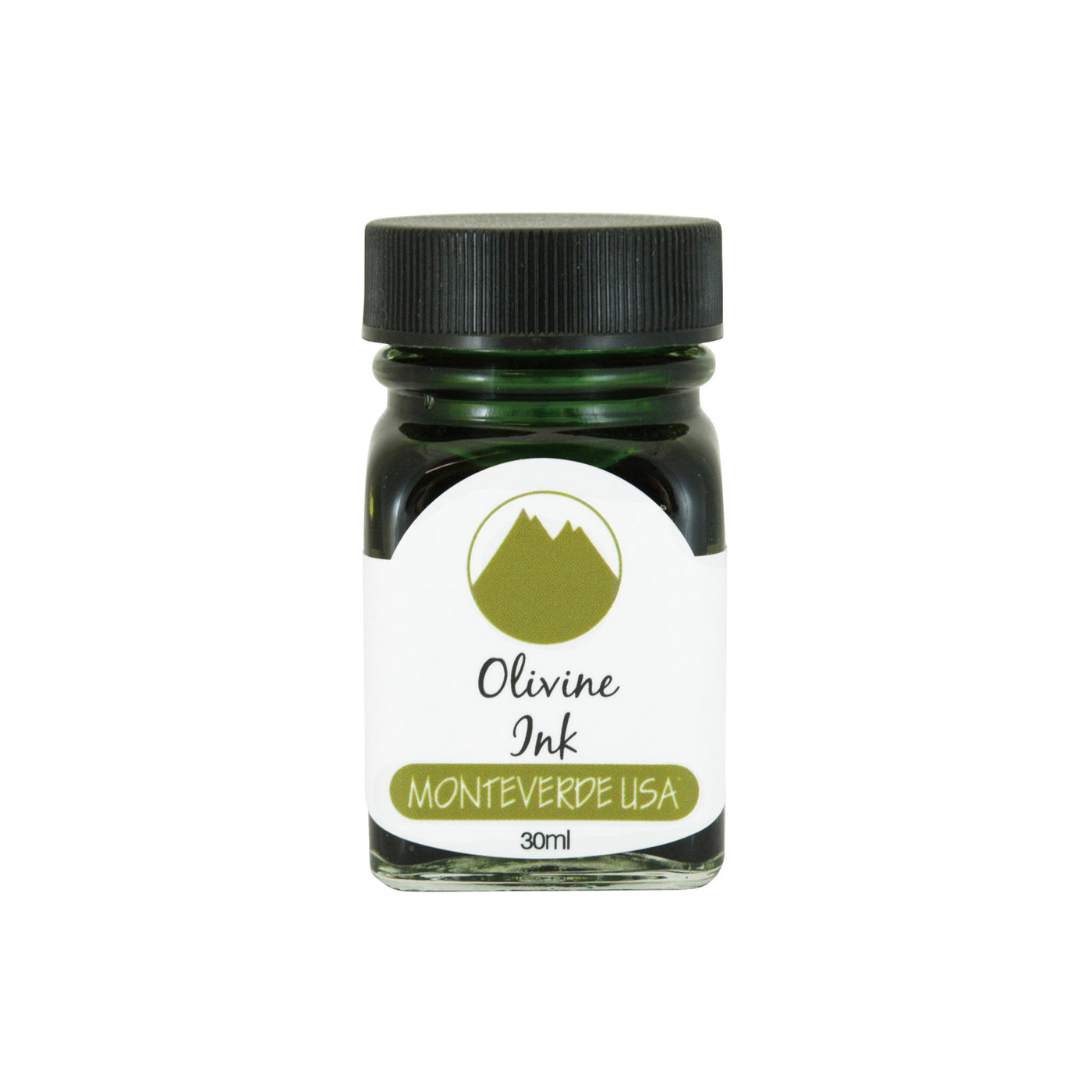 Monteverde Gemstone Olivine Ink Bottle, Green - 30ml 1