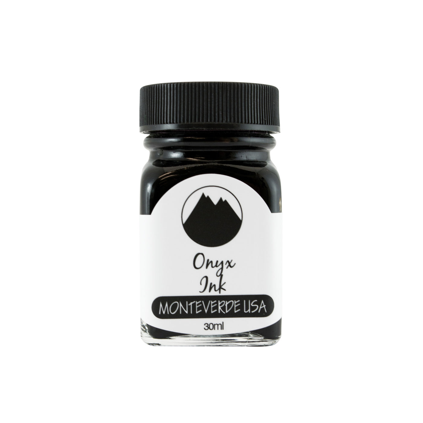 Monteverde Gemstone Onyx Ink Bottle, Black - 30ml 1