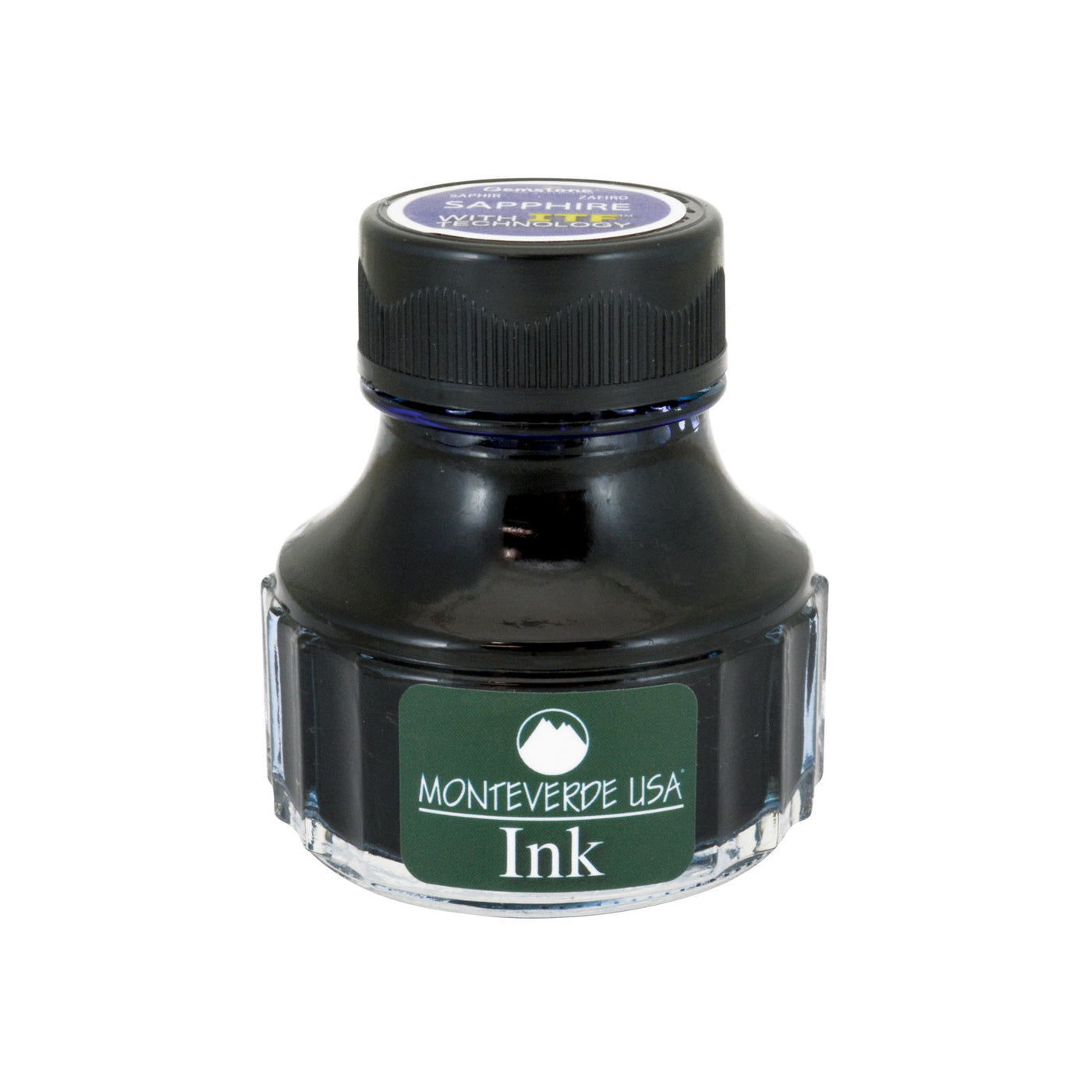 Monteverde Gemstone Sapphire Ink Bottle, Dark Blue - 90ml 1