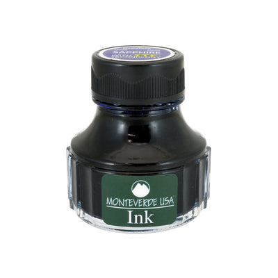 Monteverde Gemstone Sapphire Ink Bottle, Dark Blue - 90ml 1