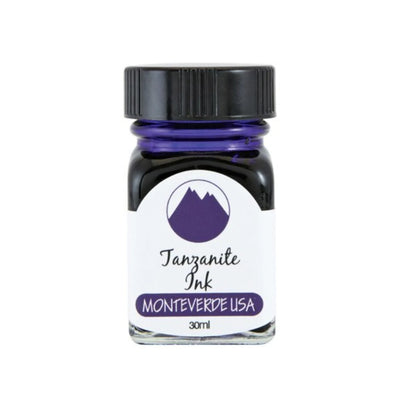 Monteverde Gemstone Tanzanite Ink Bottle, Dark Purple - 30ml 1