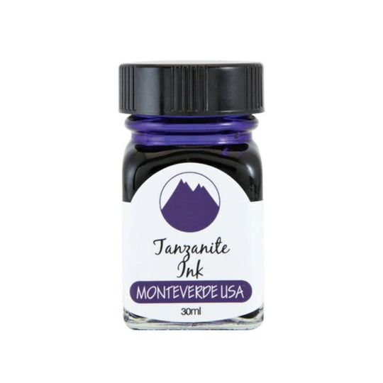 Monteverde Gemstone Tanzanite Ink Bottle, Dark Purple - 30ml