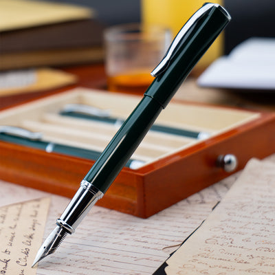 Monteverde Impressa Fountain Pen - Rolex Green CT