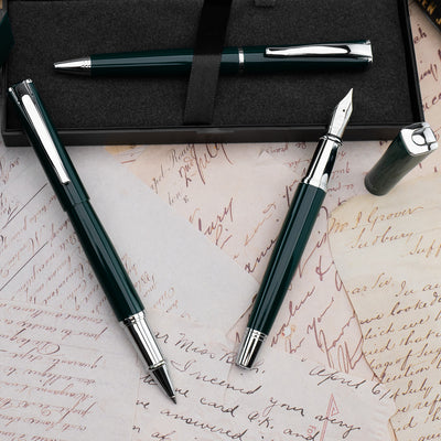 Monteverde Impressa Fountain Pen - Rolex Green CT