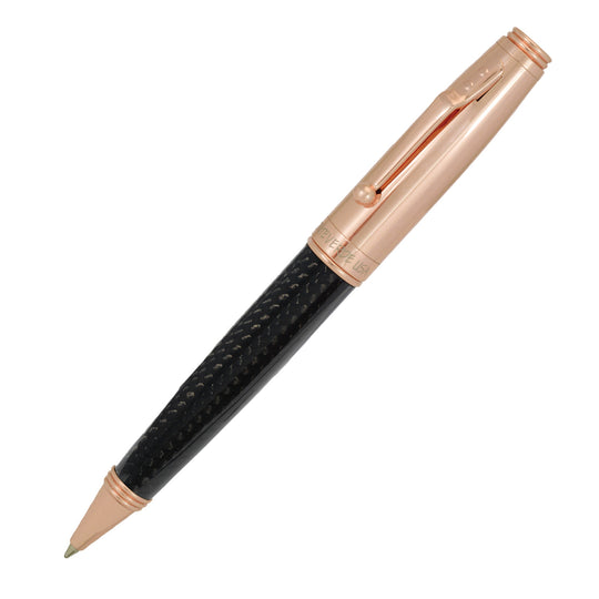 Monteverde Invincia Ball Pen - Rosegold & Carbon Fibre
