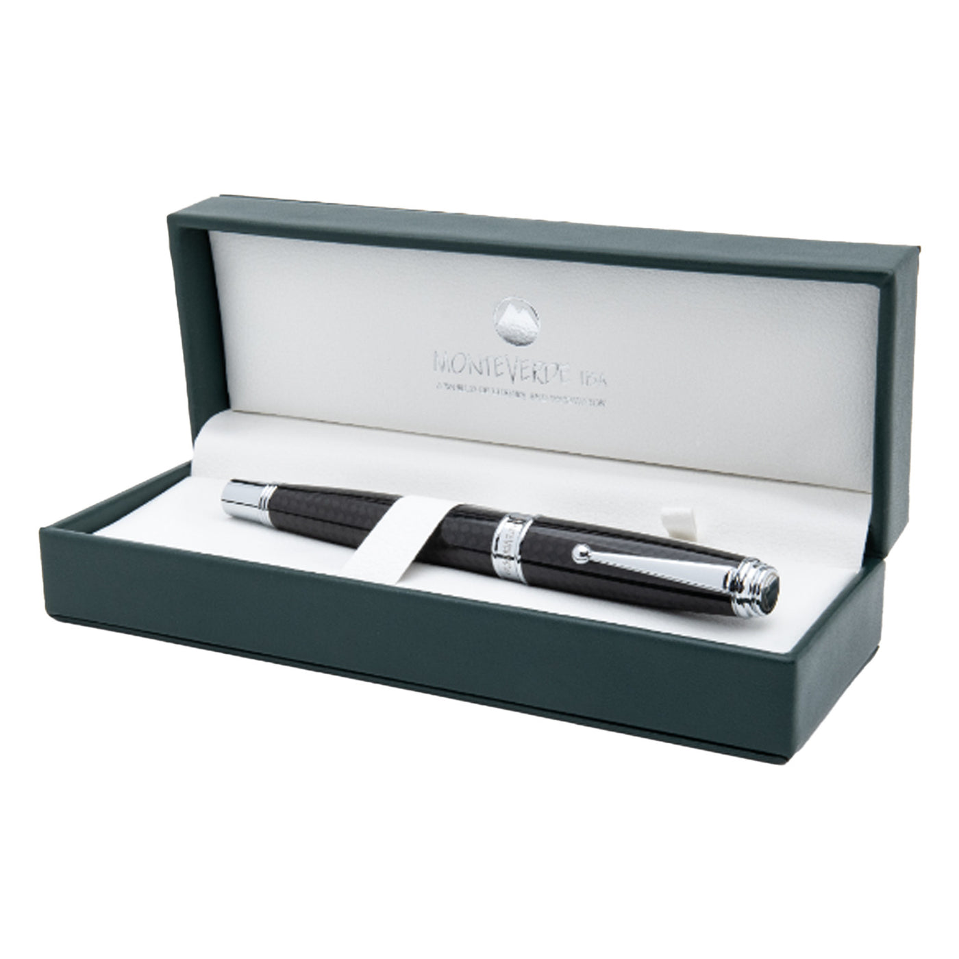 Monteverde Invincia Deluxe Fountain Pen - Black CT 13