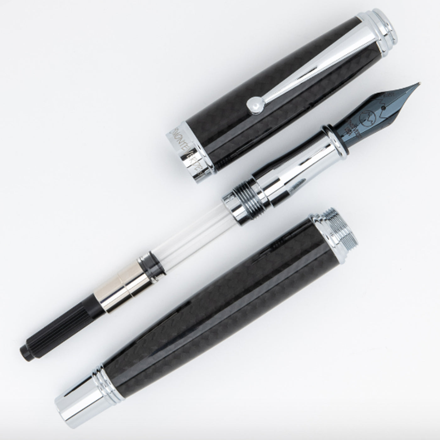 Monteverde Invincia Deluxe Fountain Pen - Black CT 3