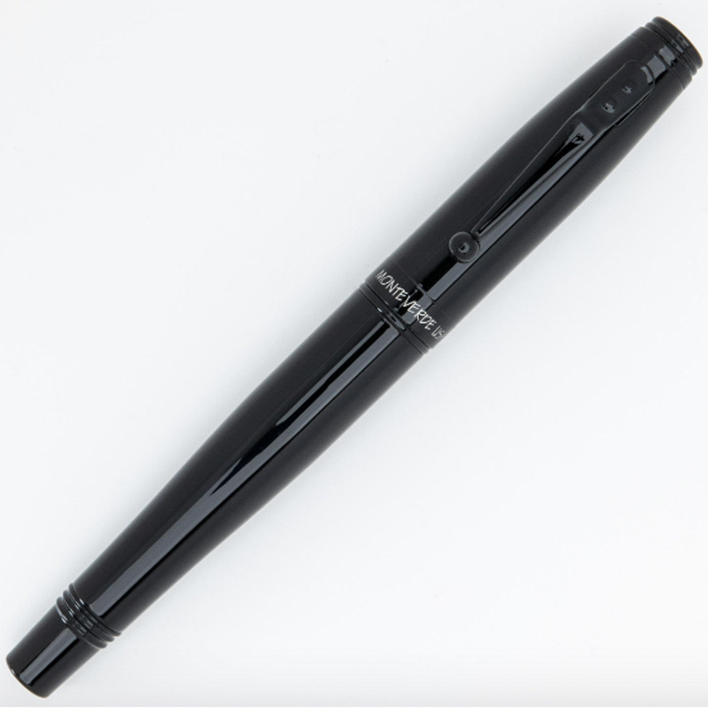 Monteverde Invincia Fountain Pen - Stealth Black BT 12