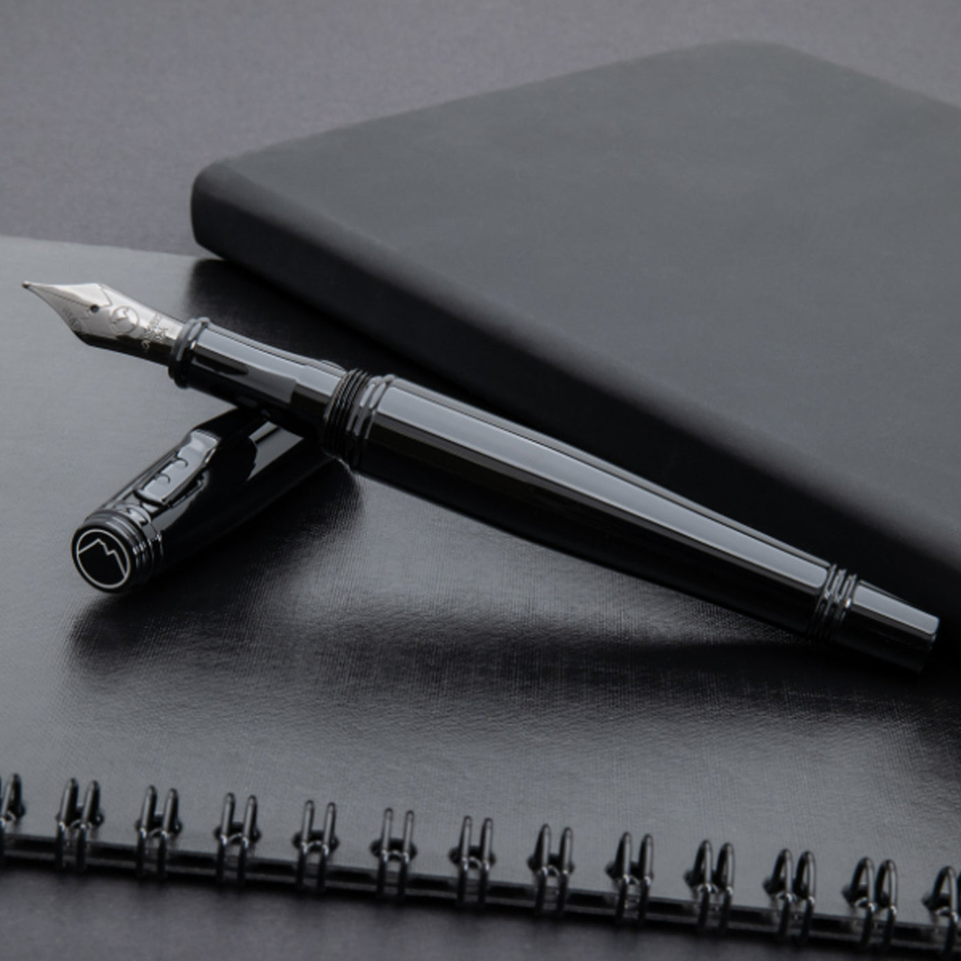 Monteverde Invincia Fountain Pen - Stealth Black BT 13