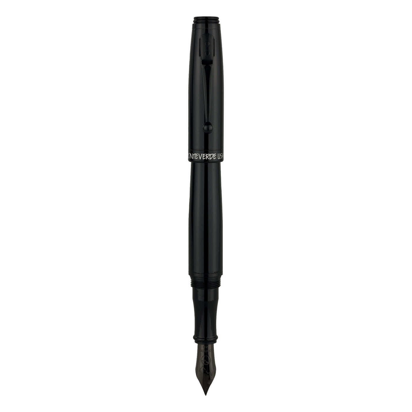 Monteverde Invincia Fountain Pen - Stealth Black BT 2