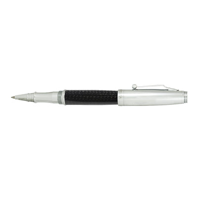 Monteverde Invincia Roller Ball Pen - Chrome & Carbon Fibre 3