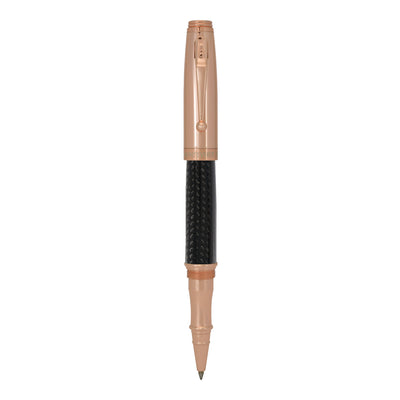  Monteverde Invincia Roller Ball Pen - Rosegold & Carbon Fibre 2