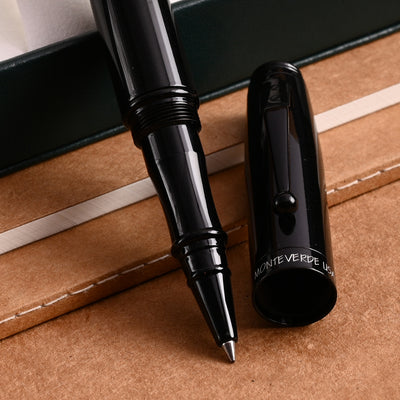 Monteverde Invincia Roller Ball Pen - Stealth Black BT 9