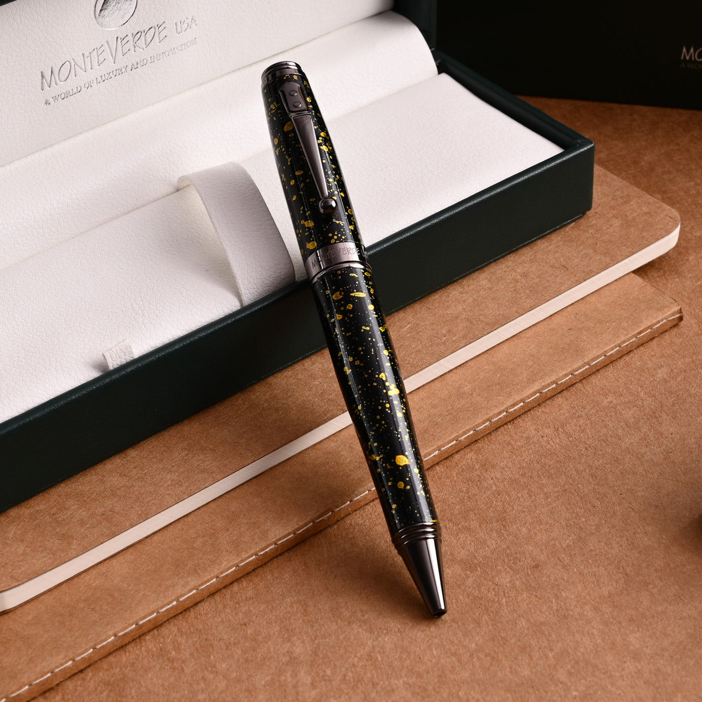 Monteverde Invincia Vega Ball Pen - Starlight Yellow 9