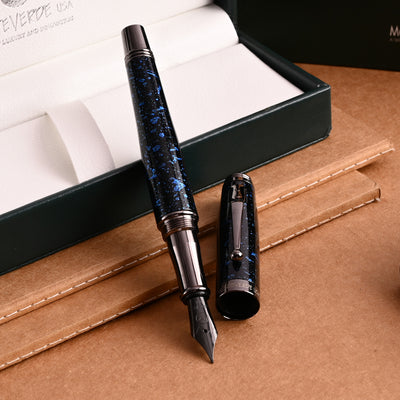 Monteverde Invincia Vega Fountain Pen - Starlight Blue 7