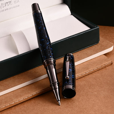 Monteverde Invincia Vega Roller Ball Pen - Starlight Blue 7