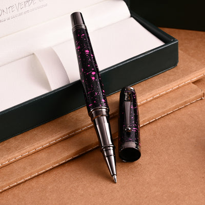 Monteverde Invincia Vega Roller Ball Pen - Starlight Purple 7