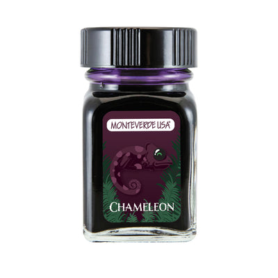 Monteverde Jungle Chameleon Ink Bottle, Burgundy - 30ml 1