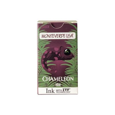 Monteverde Jungle Chameleon Ink Bottle, Burgundy - 30ml 2