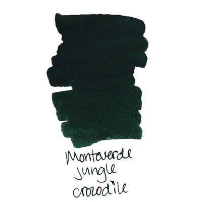 Monteverde Jungle Crocodile Ink Bottle, Green - 30ml 3