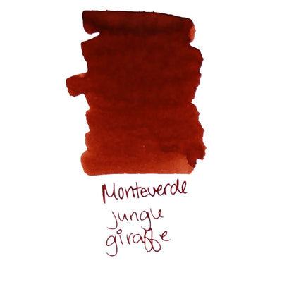 Monteverde Jungle Giraffe Ink Bottle, Orange - 30ml 3