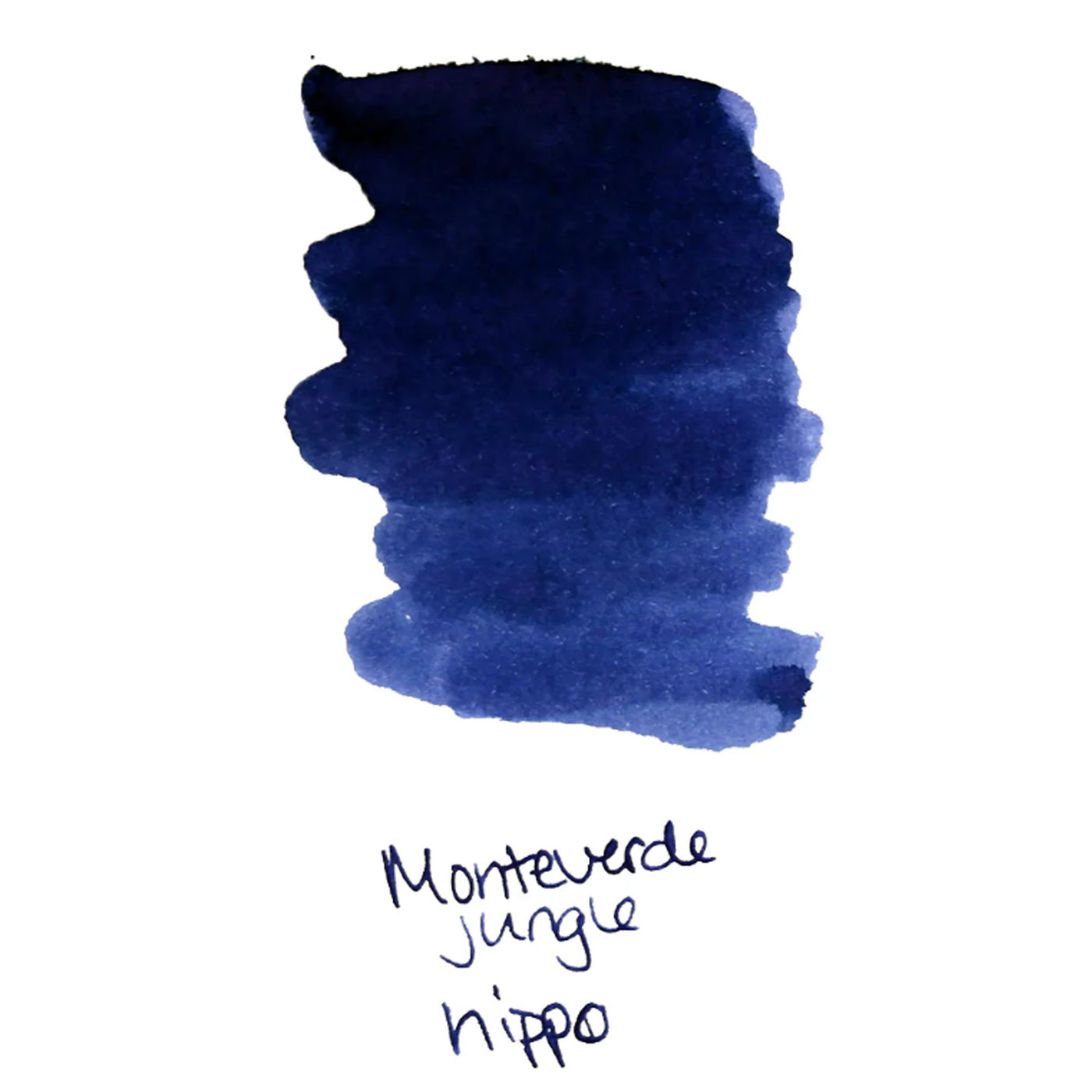 Monteverde Jungle Hippo Ink Bottle, Dark Blue - 30ml 3