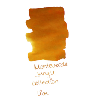 Monteverde Jungle Lion Ink Bottle, Yellow - 30ml 3