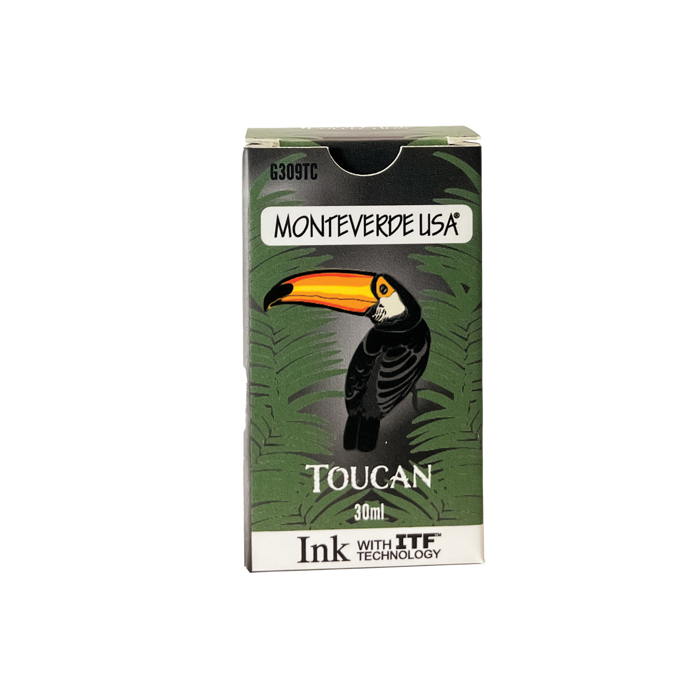 Monteverde Jungle Toucan Ink Bottle, Black - 30ml 2