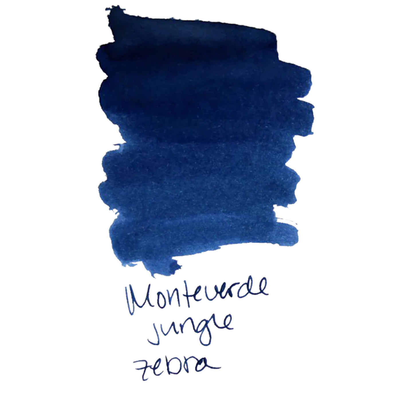 Monteverde Jungle Zebra Ink Bottle, Blue - 30ml 3