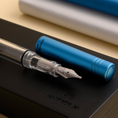 Monteverde MP1 Fountain Pen - Bright Blue CT 10