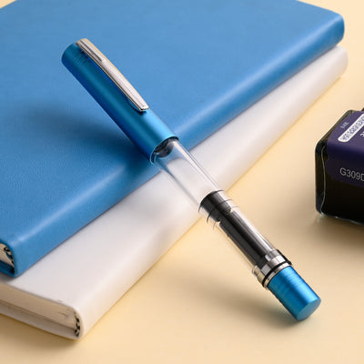 Monteverde MP1 Fountain Pen - Bright Blue CT 12