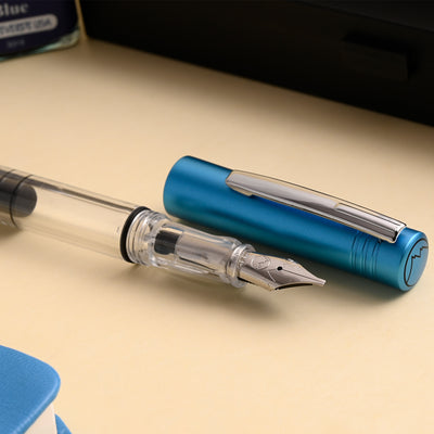 Monteverde MP1 Fountain Pen - Bright Blue CT 9