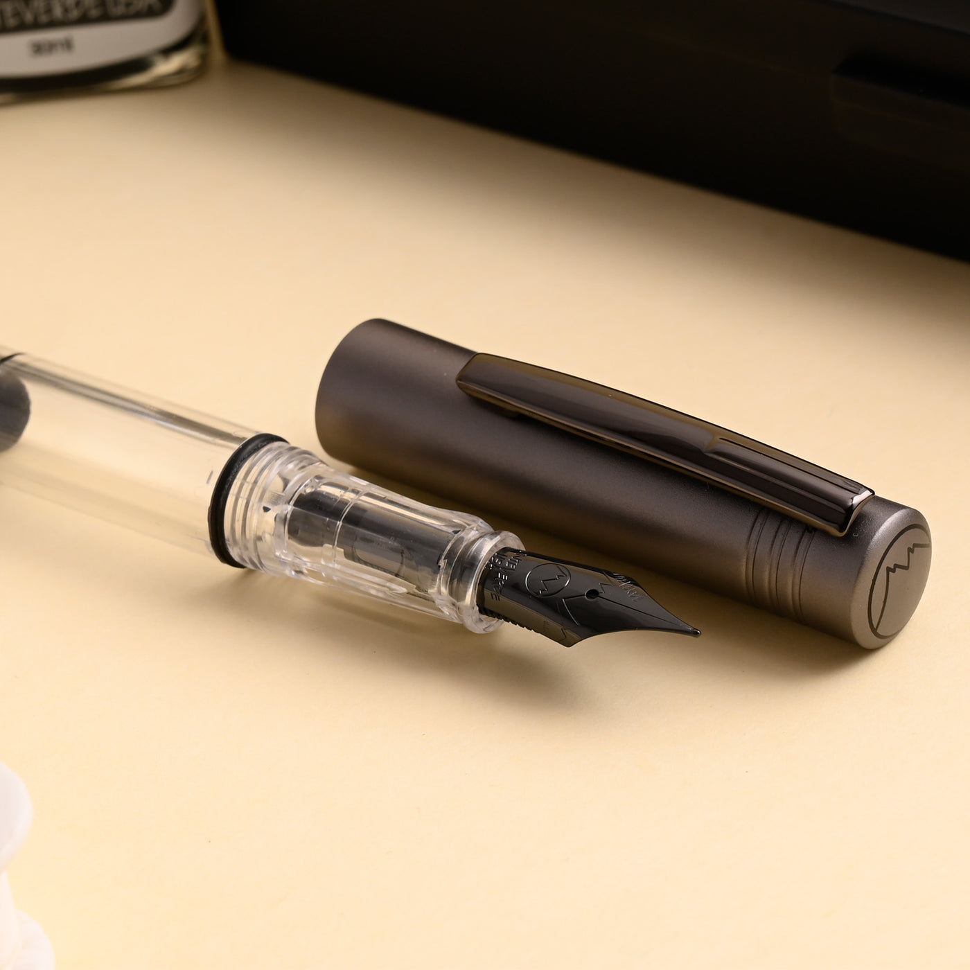 Monteverde MP1 Fountain Pen - Coal Grey PVD 9