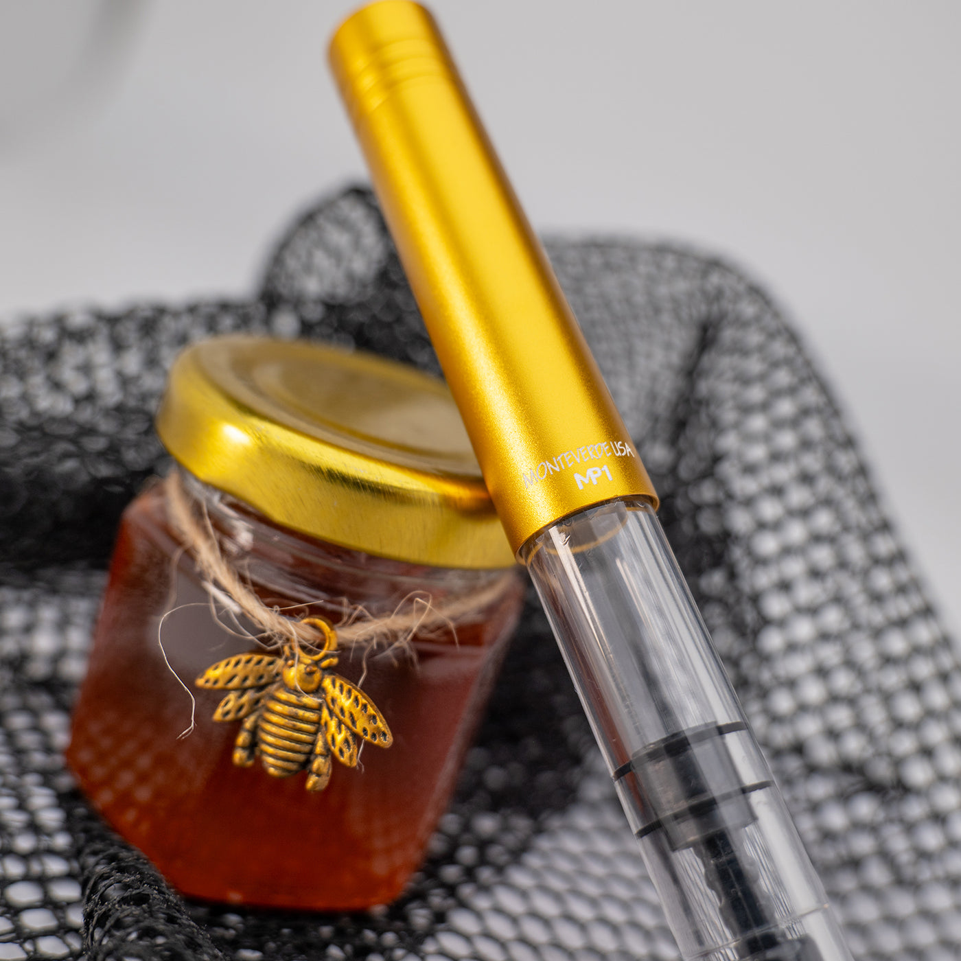 Monteverde MP1 Fountain Pen - Honey Yellow PVD