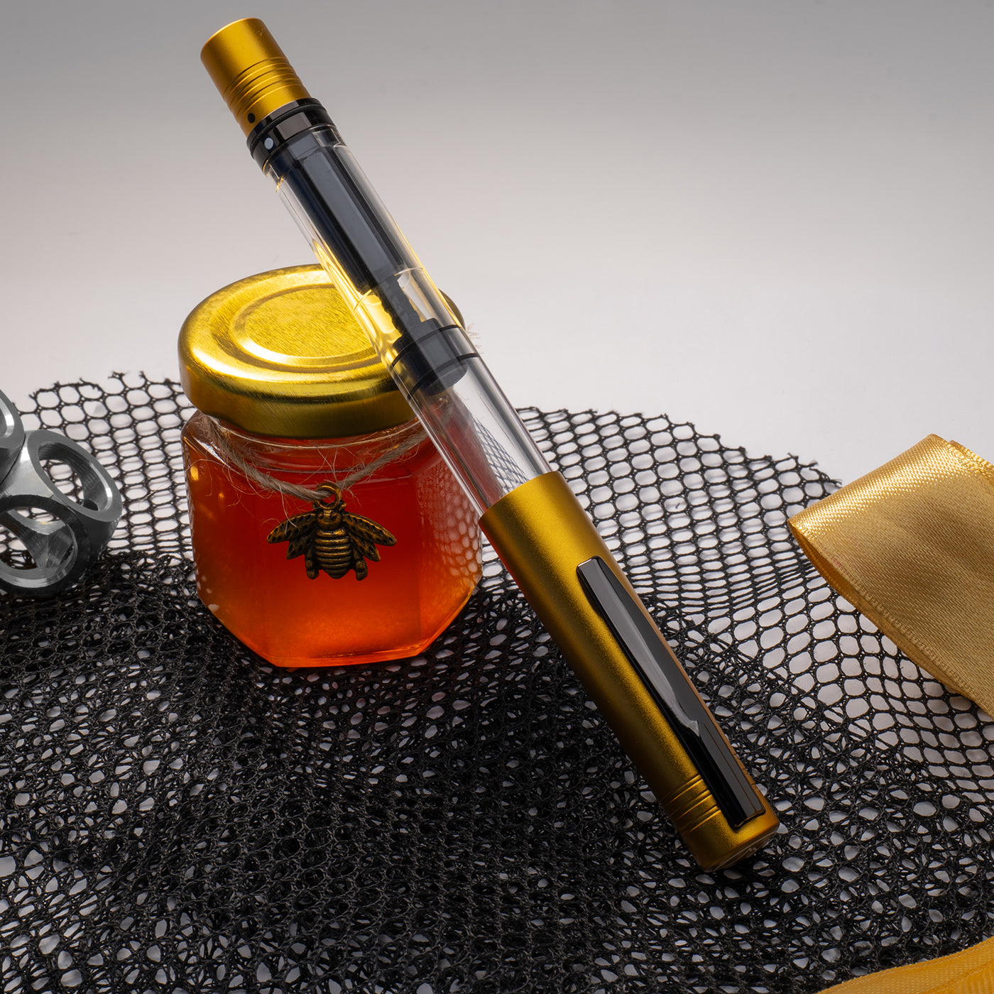 Monteverde MP1 Fountain Pen - Honey Yellow PVD