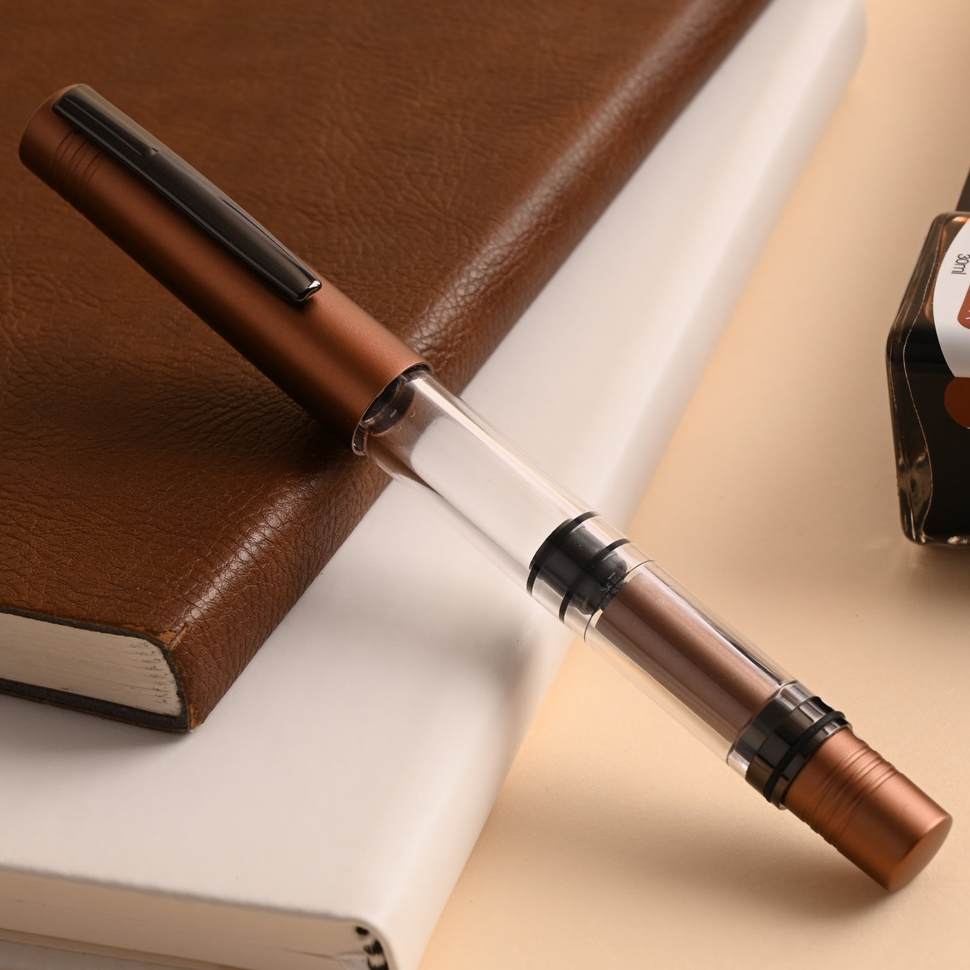 Monteverde MP1 Fountain Pen - Mocha Mousse BT (Special Edition) 11