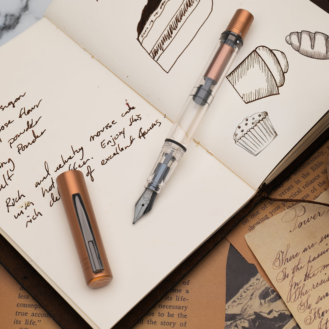 Monteverde MP1 Fountain Pen - Mocha Mousse BT (Special Edition)
