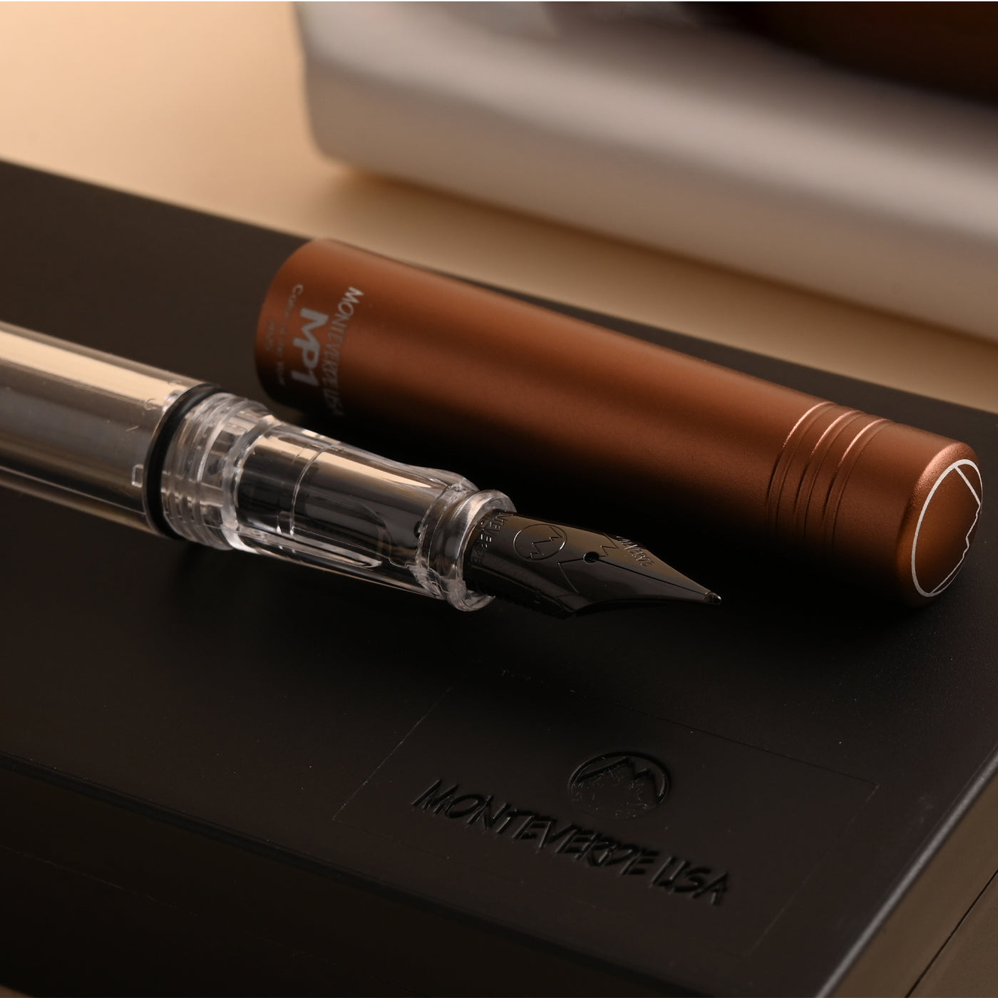 Monteverde MP1 Fountain Pen - Mocha Mousse BT (Special Edition) 8