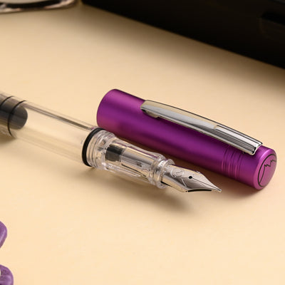 Monteverde MP1 Fountain Pen - Purple Frost CT 9