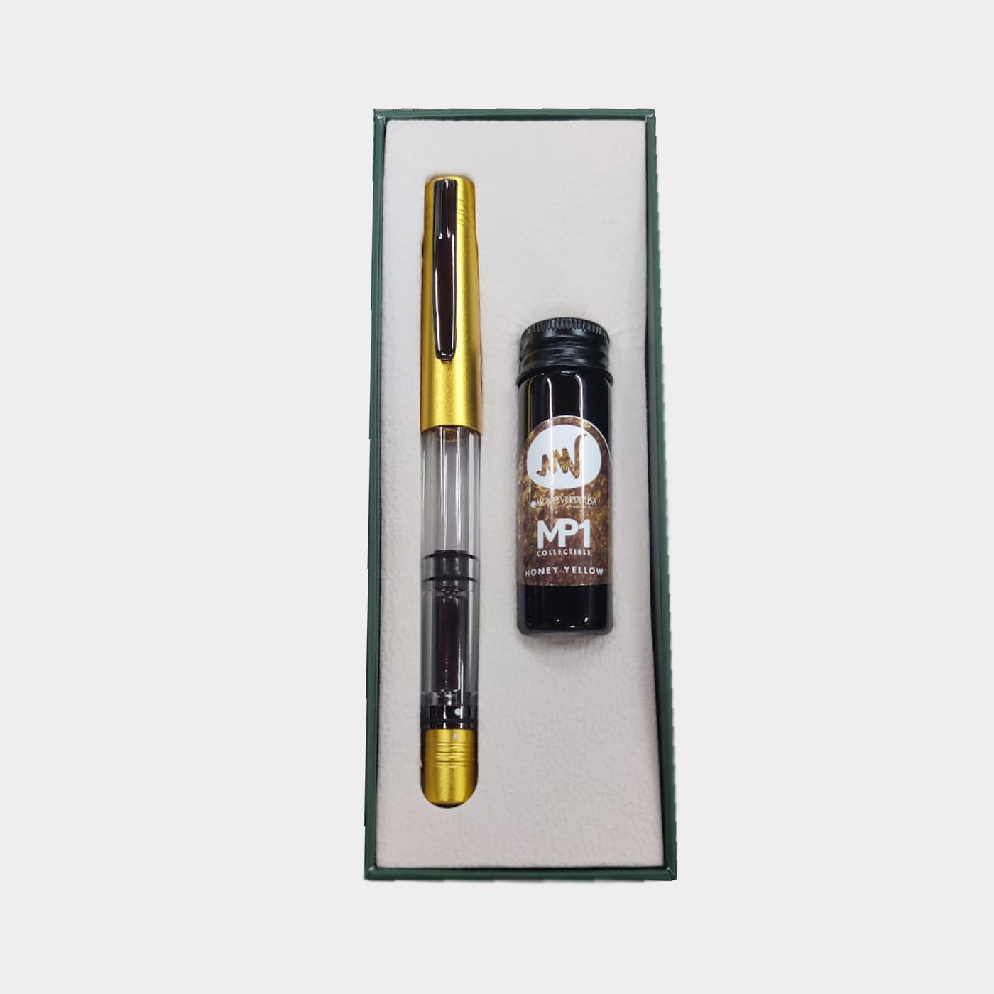 Monteverde MP1  Honey Yellow Fountain Pen with 15ml Honey Yellow Ink Bottle