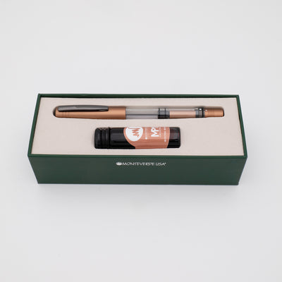 Monteverde MP1 Mocha Mousse Fountain Pen with 15ml Mocha Mousse Ink Bottle