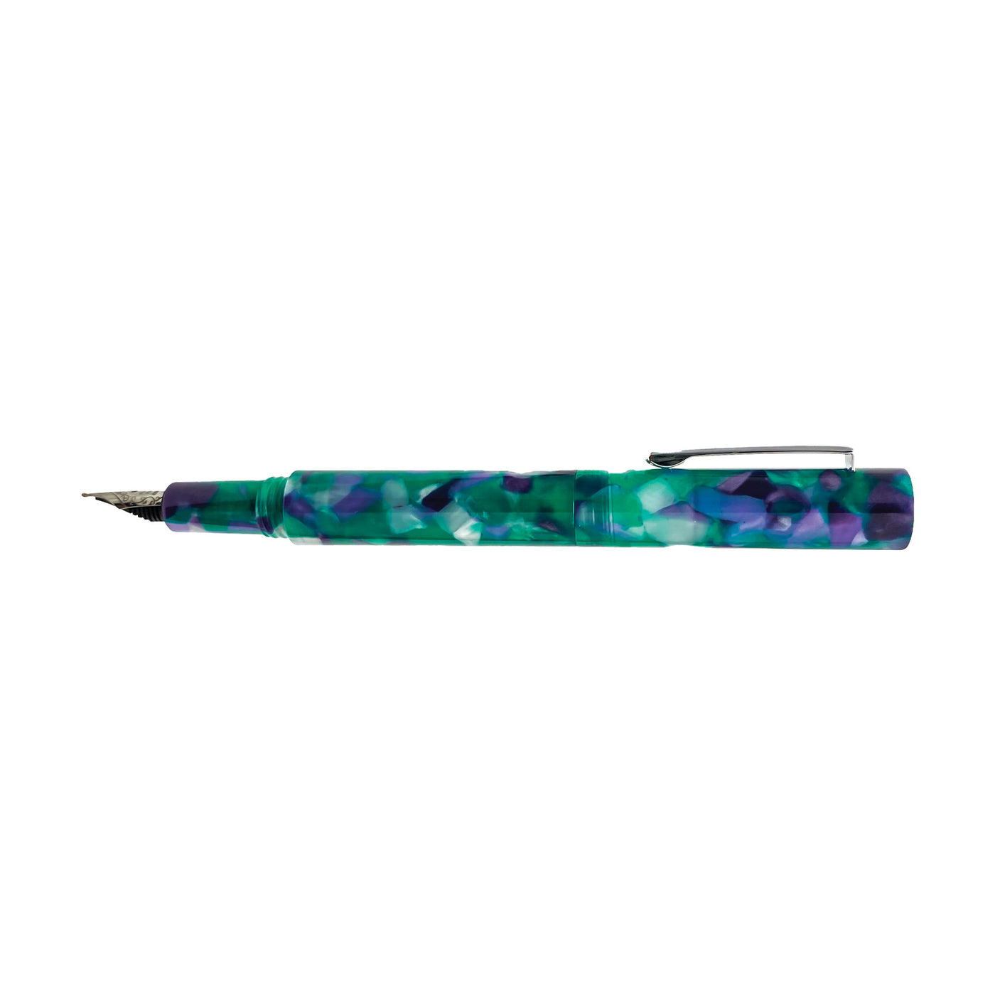 Monteverde MVP Fountain Pen - Green Abstracts CT 5